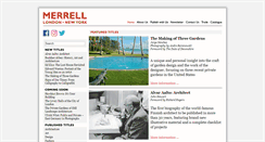Desktop Screenshot of merrellpublishers.com